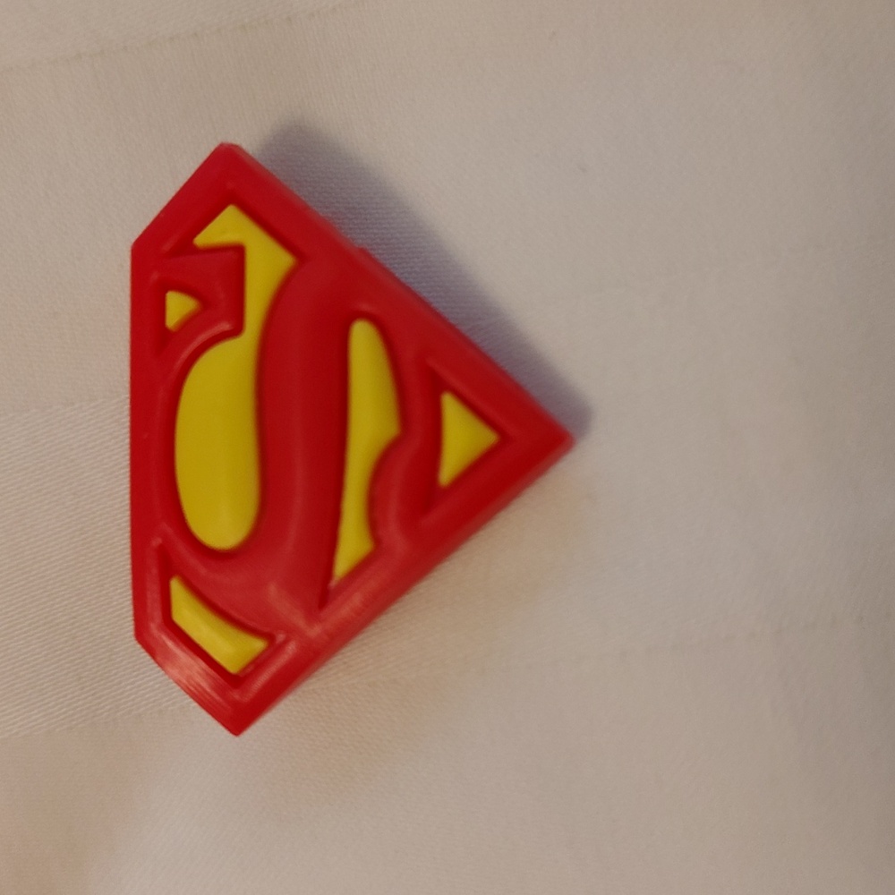 Superman Logo Croc Charm